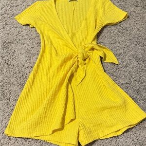 Zara Sunny Yellow Textured Fabric